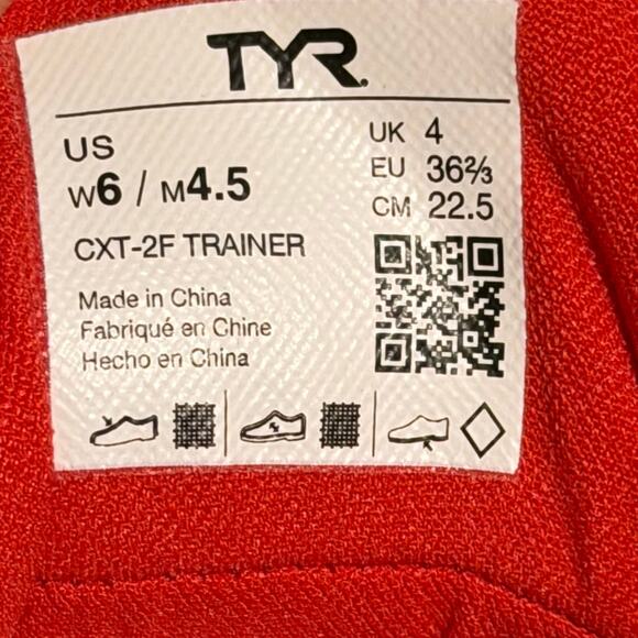 TYR CXT-2F Trainer Women’s 6 Men’s 4.5 Cross Training Shoes NWOB - Picture 8 of 8